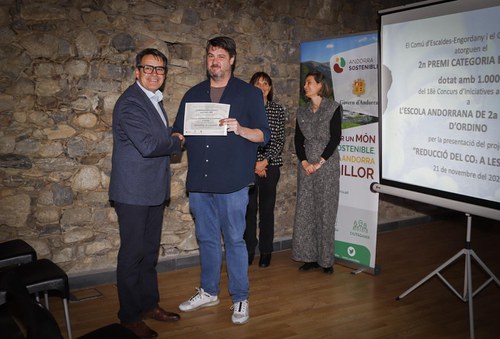 El Comú d’Escaldes-Engordany i el Govern premien  iniciatives que promouen la consciència ambiental